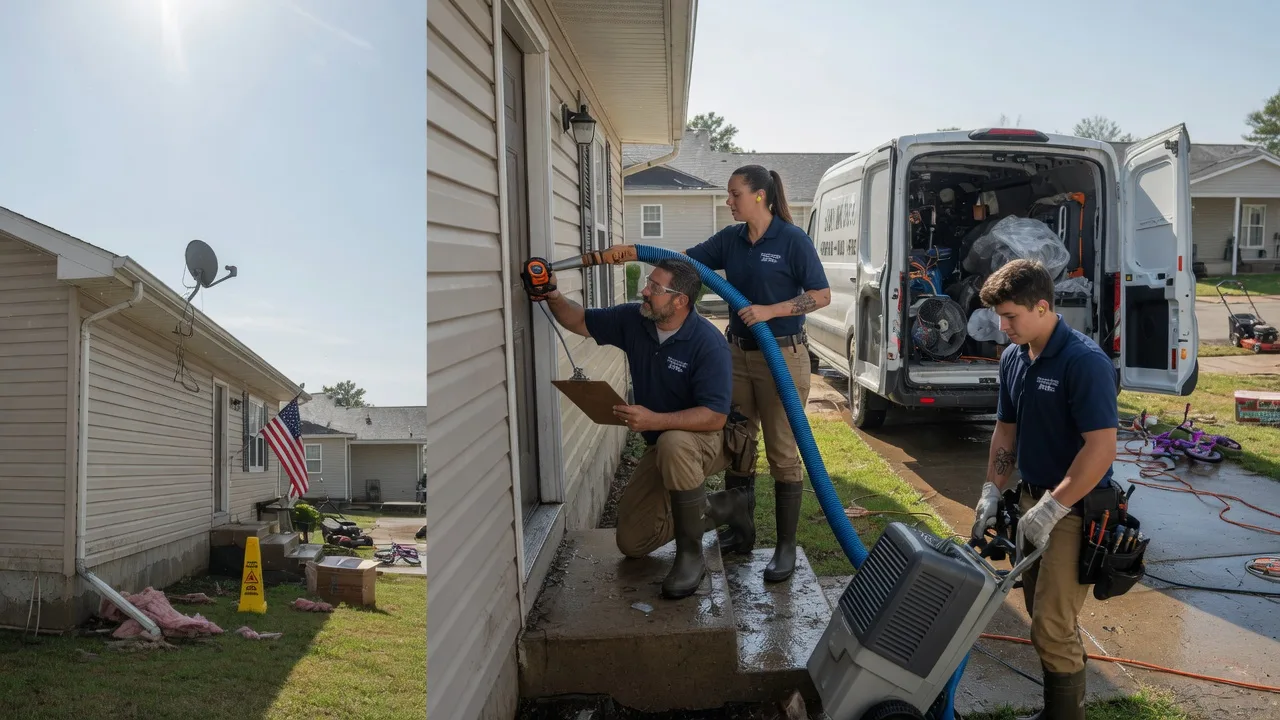 Ceiling Water Damage Restoration in Dallas, NC near me